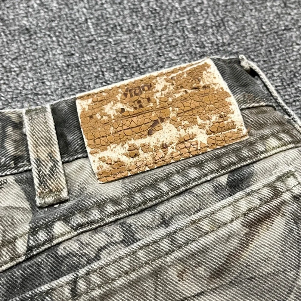 Vintage Wrangler Hunting Pants 40x30 Camo Brown Brush Guard Field Trousers‎ 90s